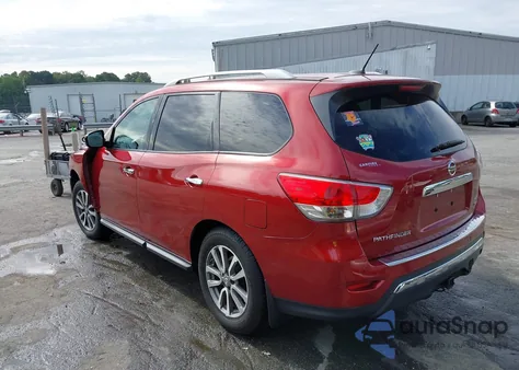 2015 Nissan Pathfinder Sv z USA, uszkodzony, nr VIN 5N1AR2MM6FC641837